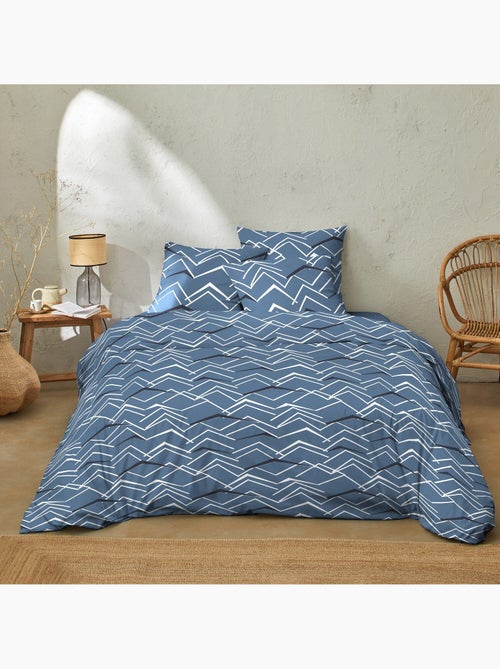 Parure housse de couette coton imprime come on - Kiabi Parure housse de couette coton imprime come on - Kiabi