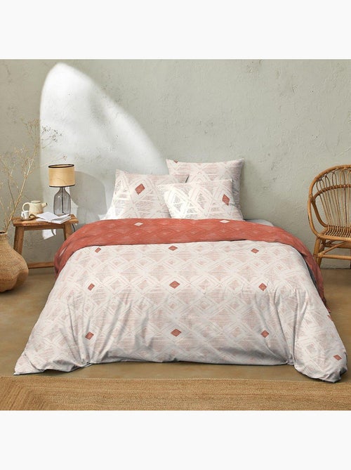 Parure housse de couette coton imprime fati - Kiabi