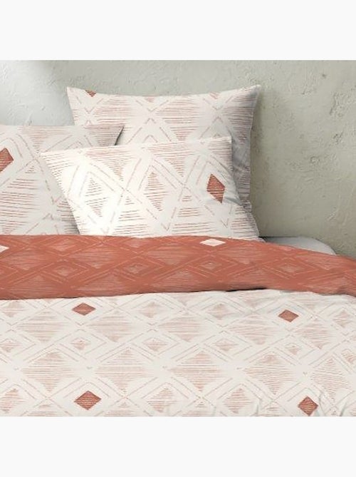 Parure housse de couette coton imprime fati - Kiabi