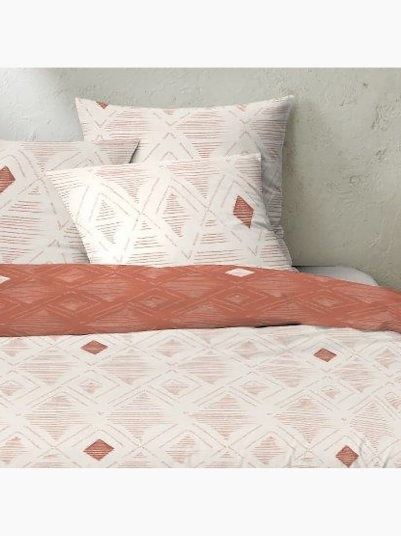 Parure housse de couette coton imprime fati Multicolore - Kiabi