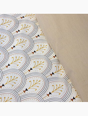 Parure housse de couette coton imprime wac