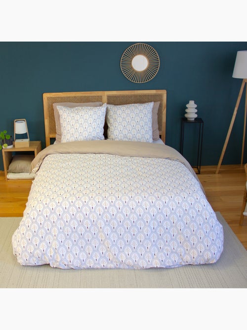 Parure housse de couette coton imprime wac - Kiabi