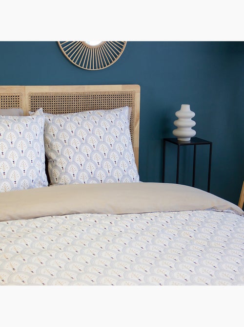 Parure housse de couette coton imprime wac - Kiabi