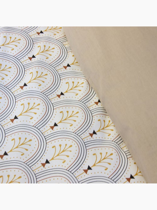 Parure housse de couette coton imprime wac - Kiabi