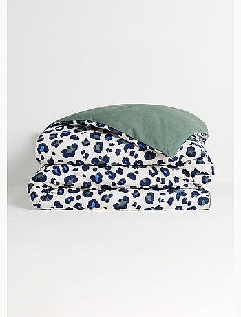 Parure housse de couette coton, léopard - AFIBEL