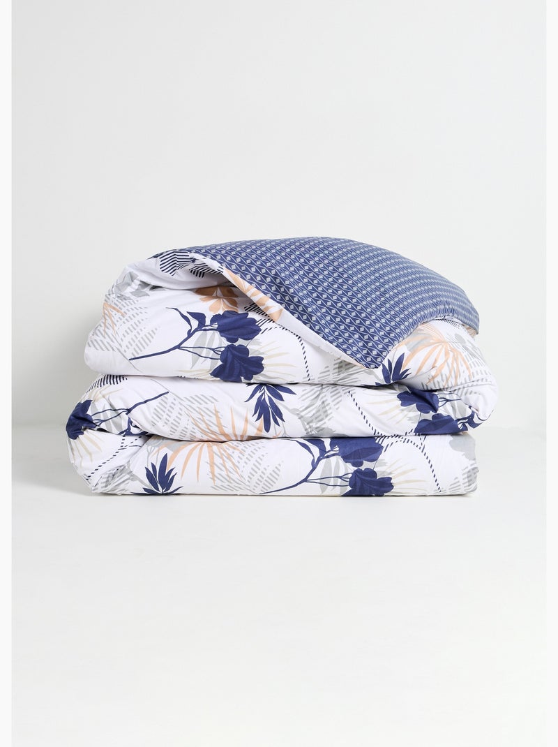 Parure housse de couette coton, Levant - AFIBEL Bleu - Kiabi