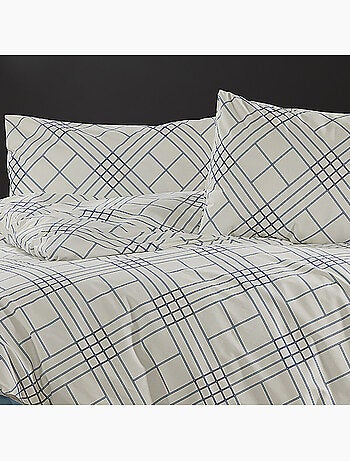 Parure housse de couette et taie(s) oreiller 100% Coton