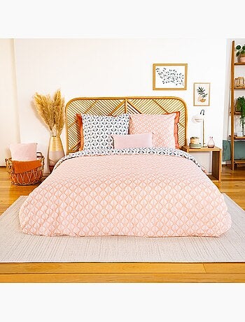 Parure housse de couette coton multicolore