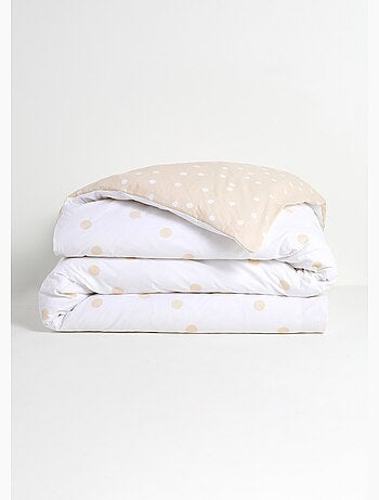 Parure housse de couette coton, pois - AFIBEL