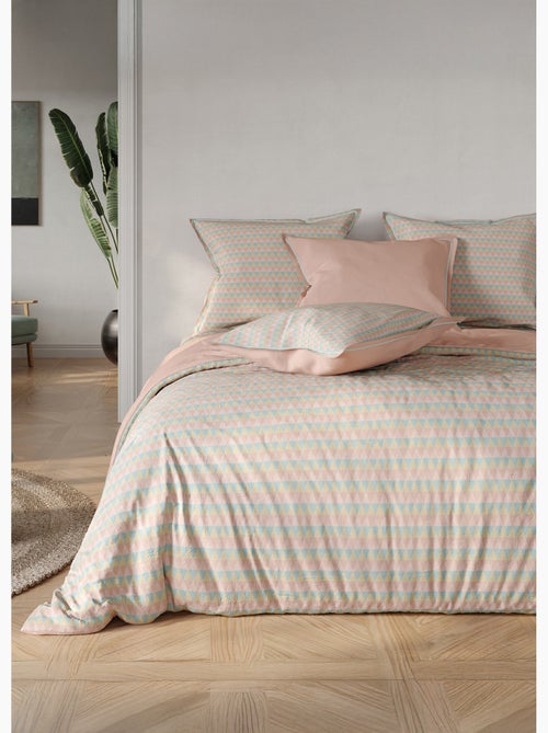 Parure housse de couette coton, triangle - AFIBEL - Kiabi
