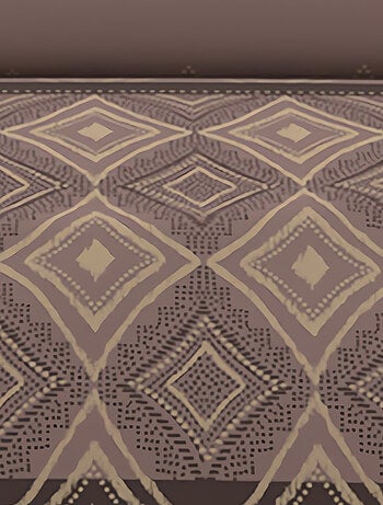 Parure housse de couette en coton 57 fils ETHNO, par Soleil d'ocre avec 2 taies d'oreiller