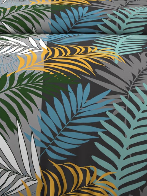 Parure housse de couette en coton 57 fils JUNGLE, par Soleil d'Ocre avec 2 taies d'oreiller - Kiabi