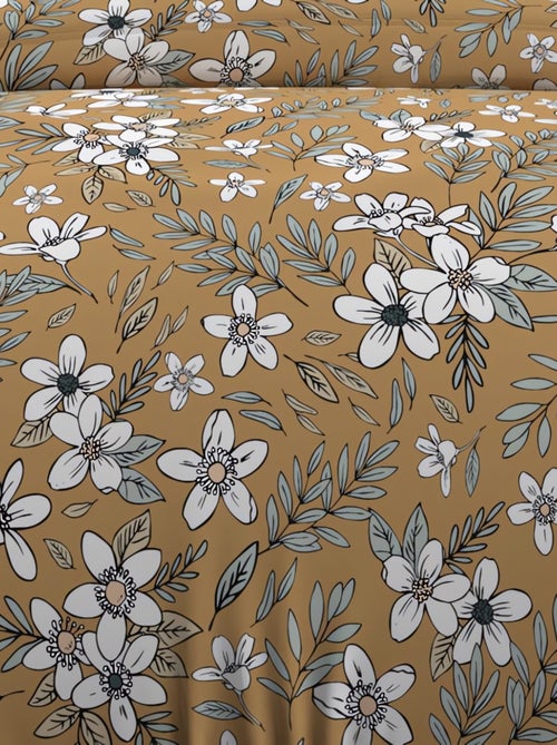 Parure housse de couette en coton 57 fils MANON, par Soleil d'ocre avec 1 taie d'oreiller - Kiabi