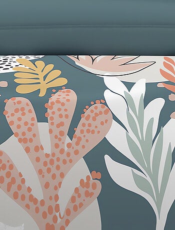 Parure housse de couette en coton 57 fils MATHIS, par Soleil d'ocre avec 2 taies d'oreiller