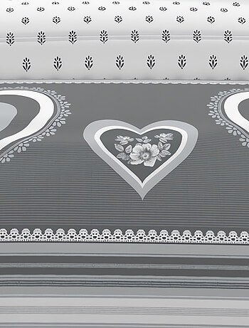 Parure housse de couette en coton 57 fils PASSION, par Soleil d'ocre avec 2 taies d'oreiller