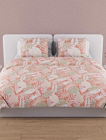 Parure housse de couette en coton 57 fils TANZANIE, par Soleil d'ocre avec 2 taies d'oreiller