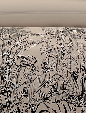 Parure housse de couette en coton 57 fils TIGRE, par Soleil d'ocre avec 2 taies d'oreiller