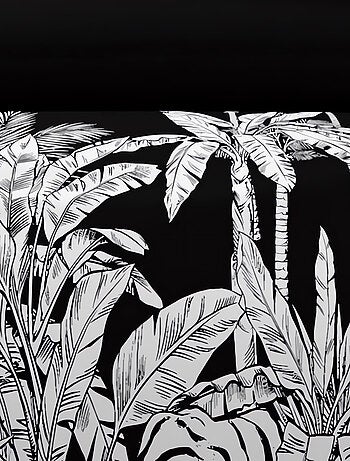 Parure housse de couette en coton 57 fils TIGRE, par Soleil d'ocre avec 2 taies d'oreiller