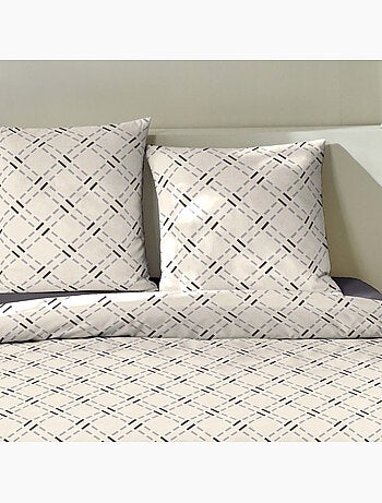 Parure housse de couette en coton imprimée - Mateo