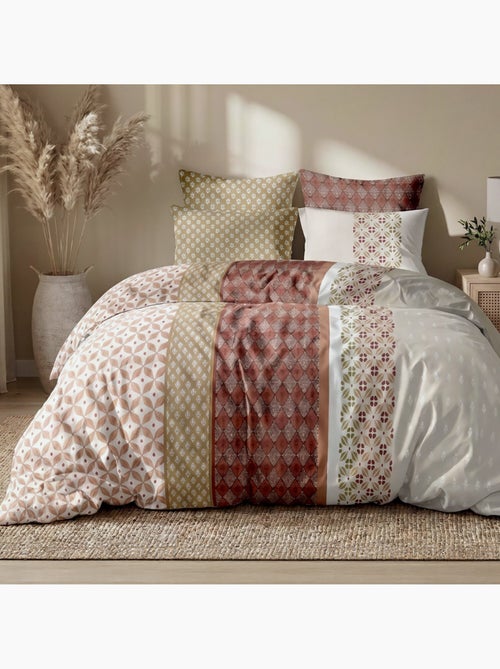 Parure housse de couette en coton imprimée orientale - RIADIS - Kiabi Parure housse de couette en coton imprimée orientale - RIADIS - Kiabi