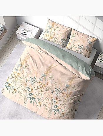 Parure housse de couette en coton