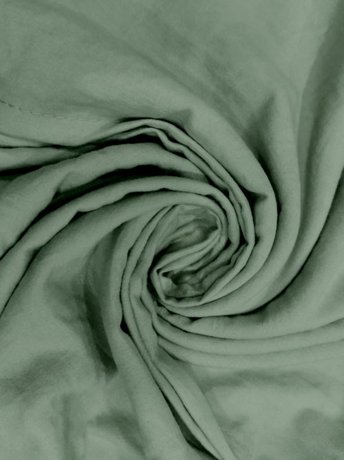 Parure housse de couette en microfibre lavée BOHEME, par Soleil d'Ocre avec 1 taie d'oreiller - Kiabi
