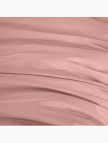 Parure housse de couette en percale de coton uni, MURA