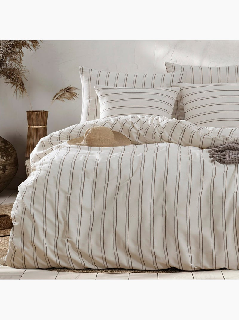 Parure housse de couette en polycoton - Hamilton Multicolore - Kiabi
