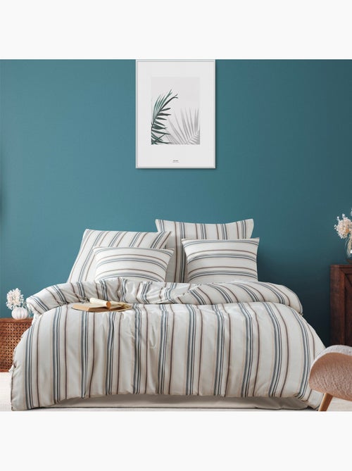 Parure housse de couette en polycoton - Nairobi - Kiabi