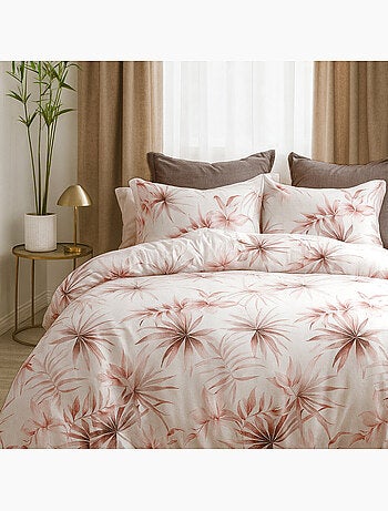 Parure housse de couette en polycoton imprimée - Foliance