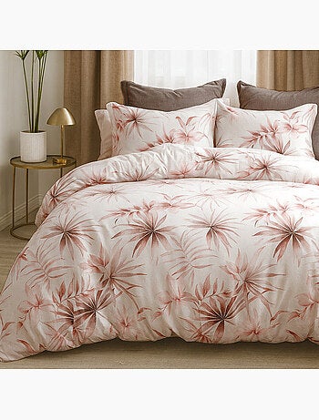 Parure housse de couette en polycoton imprimée - Foliance