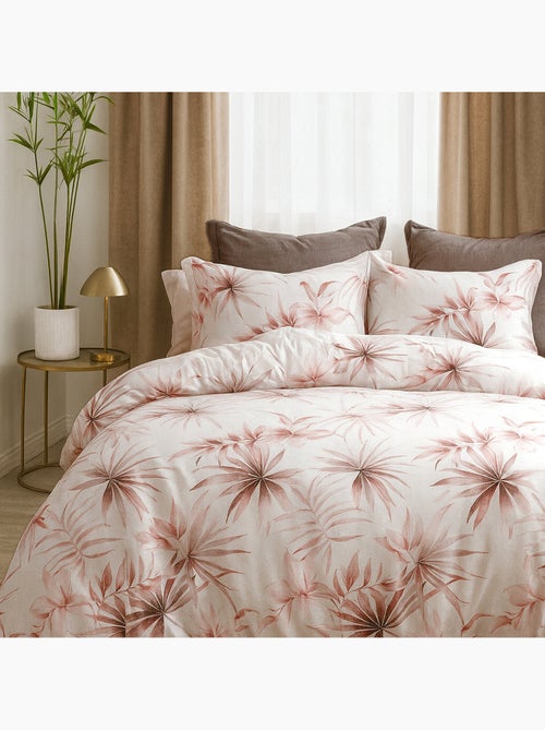 Parure housse de couette en polycoton imprimée - Foliance - Kiabi Parure housse de couette en polycoton imprimée - Foliance - Kiabi