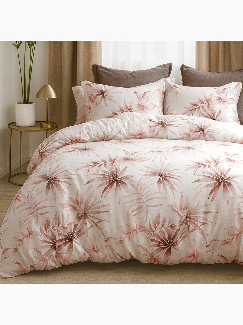 Parure housse de couette en polycoton imprimée - Foliance Multicolore - Kiabi