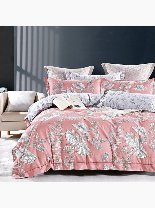 Parure housse de couette en polycoton imprimée - Naêva - Kiabi