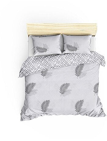 Parure housse de couette en polycoton tropical - Palma