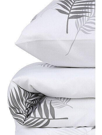 Parure housse de couette en polycoton tropical - Palma