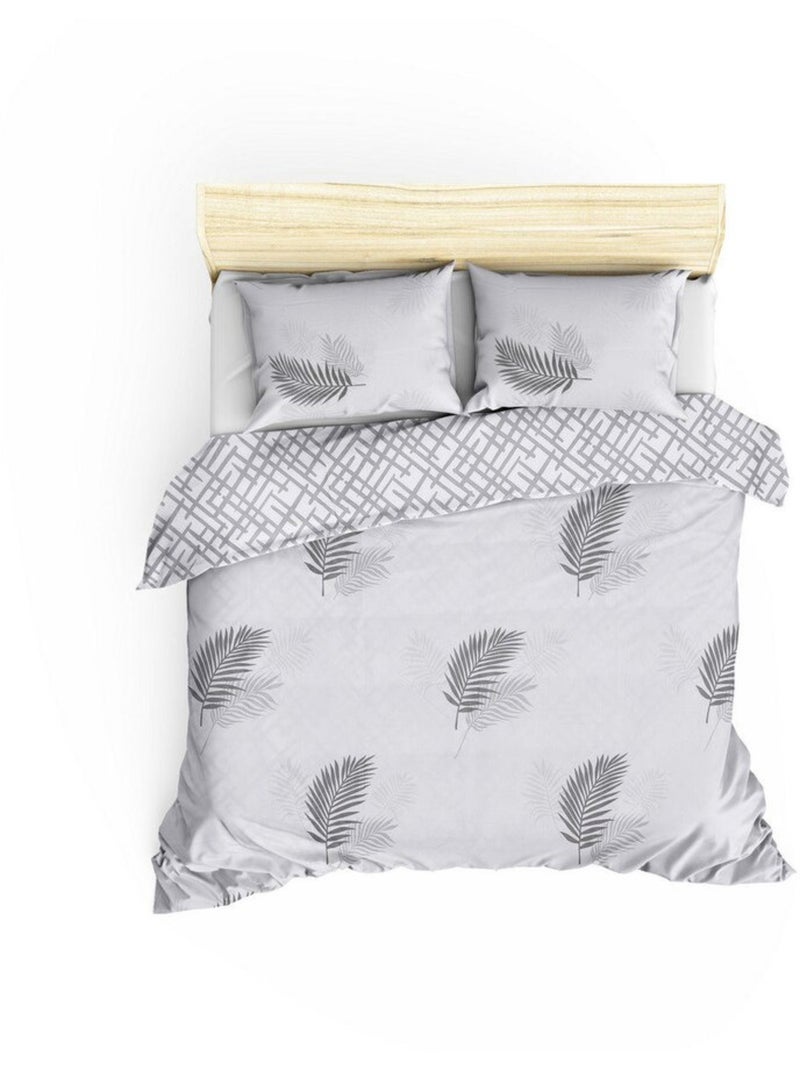 Parure housse de couette en polycoton tropical - Palma Multicolore - Kiabi