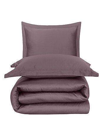 Parure housse de couette en satin de coton sureau
