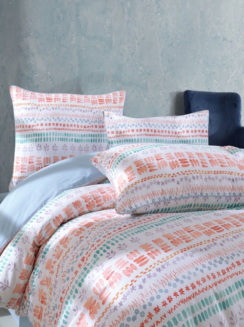 Parure housse de couette et taie d'oreiller - Kiabi