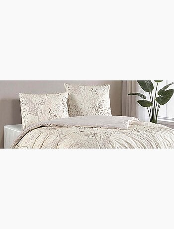 Parure housse de couette et taie(s) d'oreiller coton imprimé