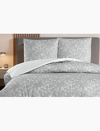 Parure housse de couette et taie(s) d'oreiller coton imprimé