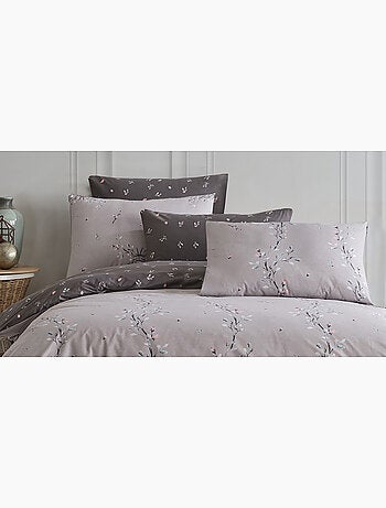 Parure housse de couette et taie(s) d'oreiller coton imprimé