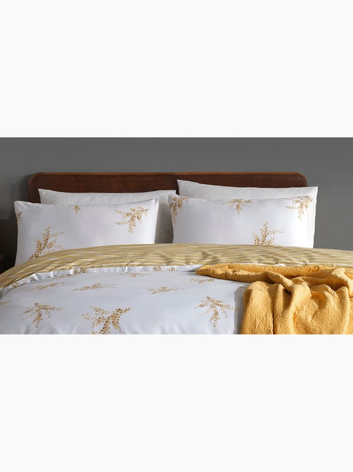 Parure housse de couette et taie(s) d'oreiller coton imprimé - Kiabi