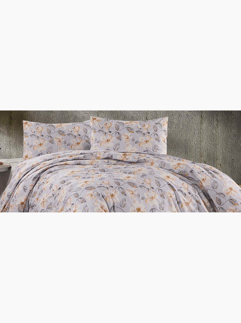 Parure housse de couette et taie(s) d'oreiller coton imprimé Multicolore - Kiabi