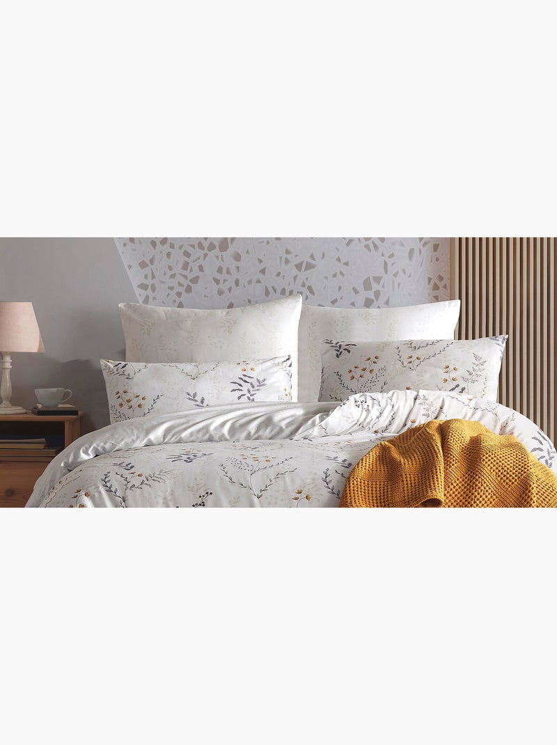 Parure housse de couette et taie(s) d'oreiller coton imprimé Multicolore - Kiabi