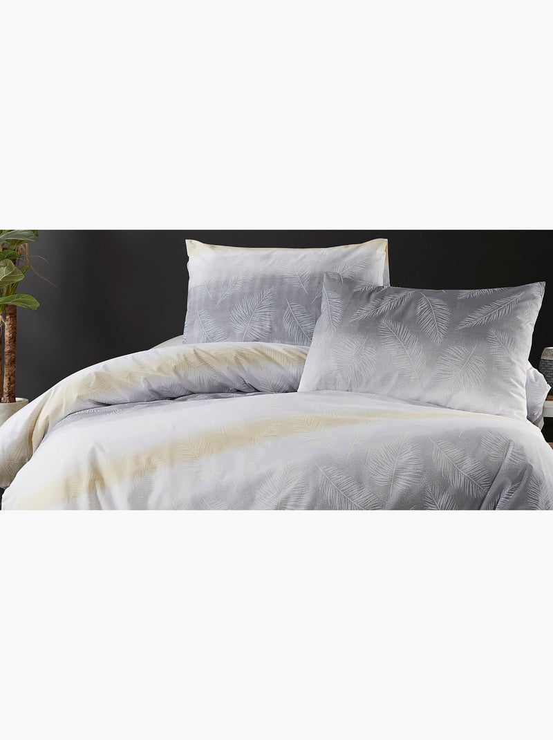 Parure housse de couette et taie(s) d'oreiller coton imprimé Multicolore - Kiabi