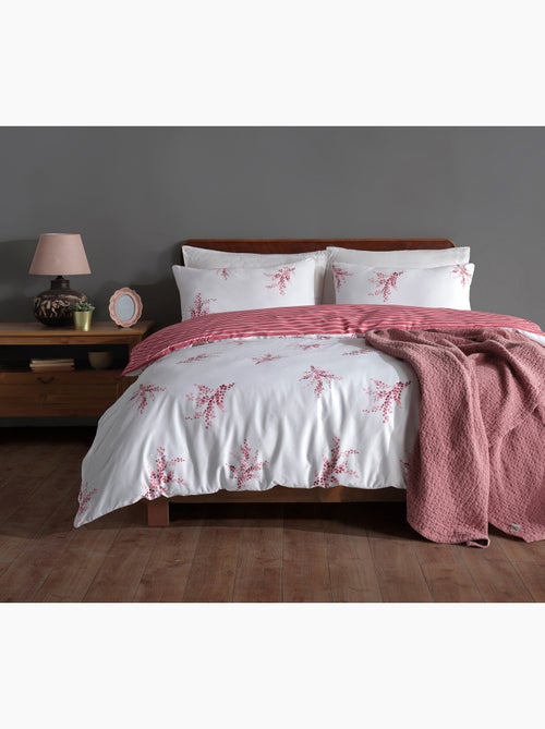 Parure housse de couette et taie(s) d'oreiller coton imprimé - Kiabi