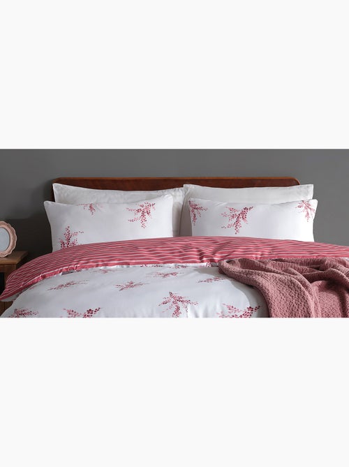 Parure housse de couette et taie(s) d'oreiller coton imprimé - Kiabi