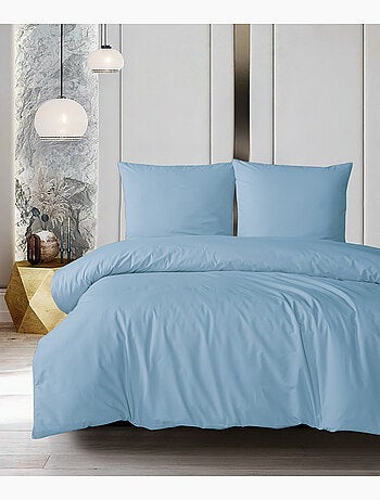 Parure housse de couette et taie(s) oreiller 100% Coton