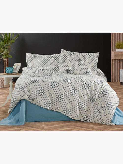 Parure housse de couette et taie(s) oreiller 100% Coton - Kiabi Parure housse de couette et taie(s) oreiller 100% Coton - Kiabi